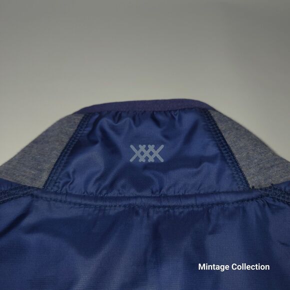 Rhone Tech Terry Full Zip Track Jacket Tasman Blue Gray Size XL With Back Pocket - Picture 12 of 14